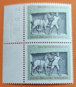 Niemcy DB znaczki 1984 # 1218** Nagrobek Rzymski dwójka pionowa 