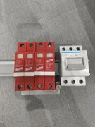 Zestaw do Rozdzielni: Ogranicznik DEHN (4P) + Rozłącznik Hager 63A