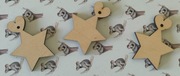 gwiazdki zawieszka decoupage scrapbooking łapacz snów 3 szt.