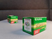 2 x Fuji Superia 100 / 12exp. / negatyw kolorowy przeterminowany 2007 /