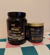 KWB Rege Drink 2.0 mango i KWB iso whey odżywka białkowa dubajska czekolada