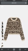Sweterek w panterkę ZARA XL
