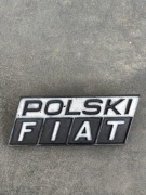 emblemat/logo Polski Fiat - stan: bdb - oryginalny - Fiat 126p