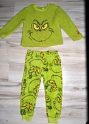 100^ The Grinch świąteczna piżama pluszowa 3/4 Lat_98/104 cm