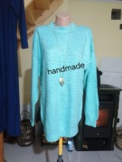 Sweter pulower bluzka ręcznie dziergany 