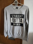 Szara Bluza Straight Outta My Bed FSBN Fishbone M