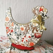 Kurka drewniana ozdoba