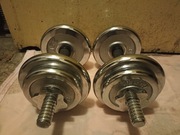 Hantle chromowane 2x9 kg