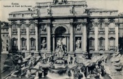 Roma, Fontana di Trevi, Włochy, 1915
