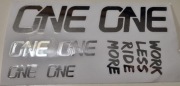 Naklejki oneup work less ride more