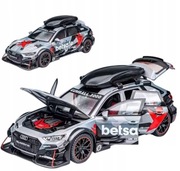 1:24 AUDI RS6 DTM OTWIERANE DRZWI + ŚWIATŁA + DŹWIĘK + BATERIE - BOX