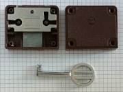 zamek szafki szuflady PRL