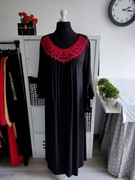 Długa suknia duży rozmiar 60+