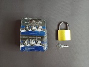 Kłódka patentowa AB-40mm na jeden system klucza 2 - zestaw 4 kłódek