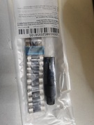 Bransoleta stalowa srebrno czarna do zegarka smartwatch 22mm