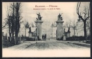 WARSZAWA Wilanów zamek Vilanow, La porte du Palais brama