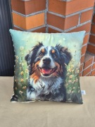 Poduszka owczarek australijski 40x40 cm urodziny prezent pies