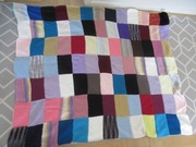 narzuta patchwork włóczka kolorowa  145x170