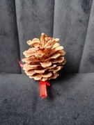 Ozdobna szyszka, ozdoba do stroika lub na choinkę