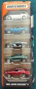 Matchbox 5 Pack MBX JAPAN CRUISERS II MAZDA RX-8 AUTOZAM NISSAN 350Z LEXUS