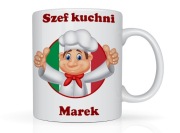 Kubek z imieniem dla Szefa kuchni kucharz na prezent