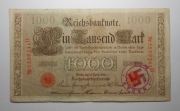 stary banknot 1000 Marek 1910 Niemcy rzadki