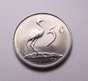 RPA 5 cents 1983 Ptak PIĘKNA!