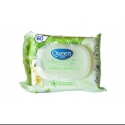Queen papier chusteczki nawilżane zielona herbata