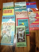 Stare mapy z lat 70-80 różnych regionów Polski