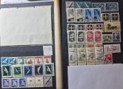 Znaczki pocztowe 1958 kasowane Poczta Polska + blok FS01
