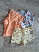 Szorty/ krótkie spodenki dresowe - 3 pak - Sinsay - rozm 116