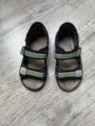 Kapcie Renbut 25 granatowe sandałki skórzana wkładka papcie buciki Ren but