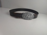 Skórzany pasek WESTERN klamra Jean's Friend Vintage BOHO 