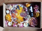 Zestaw w pudełku PACHNIDŁO  - wosk zapachowy Nałęczowskie  Kwiaty 