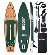 Nadmuchiwana deska SUP Stand Up Paddleboard z wiosłem surf joga