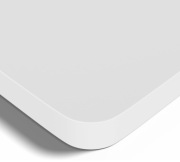 Blat biurka 120x60 biały 25 mm do stelaża regulowanego