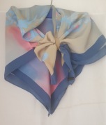 Duża apaszka jedwabna made in Italy dwie gratis