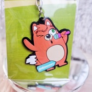 Brelok breloczek na klucze kotek z mikrofonem nowy 