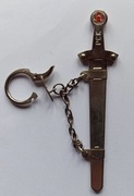 Breloczek miecz PCK Honorowemu Dawcy Krwi lata 80-te