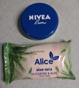 Mydło Alice pakiet 23szt.3 kremy Nivea gratis