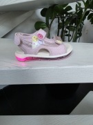 Nowe sandały pólsandały dziewczęce świecące geox 23