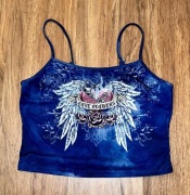 Crop top na ramiączkach 