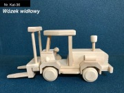 Produkt Polski, Drewniany Wózek Widłowy, Auto, MAX