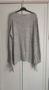 Zara sweter damski cienki wiązania przy rękawach r. M