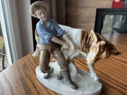 Chłopiec z krową Grafenthal