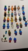 LEGO Minecraft mix figurek + broni [27 figurek] [32 bronie]