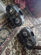 Lampy przód tuning Angel Eyes ringi soczewka VW Golf 4 IV DJAUTO kompletne 
