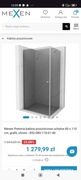 Kabina prysznicowa 80x110 mexen