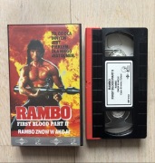 Rambo 2 kaseta VHS Stallone lektor unikat