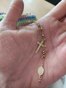 Złota bransoletka różaniec marko apart 585